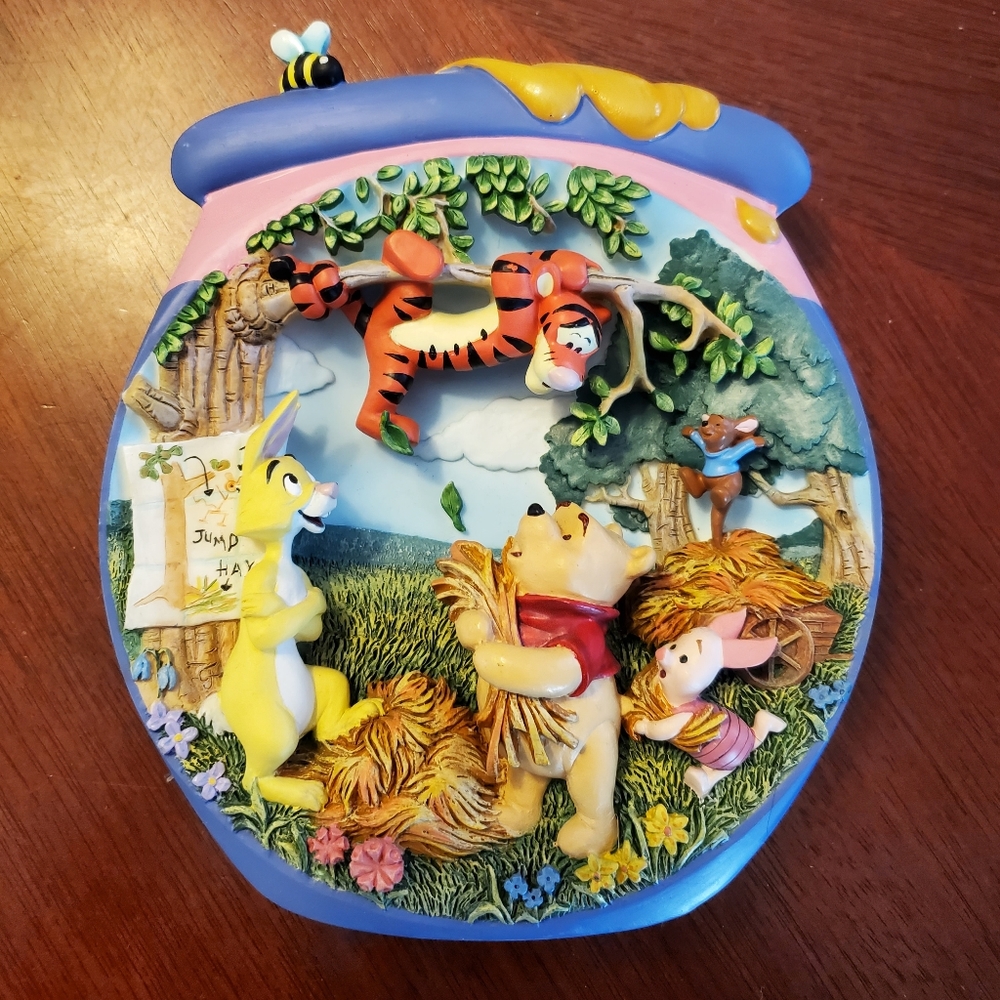 Collectible Pooh plate